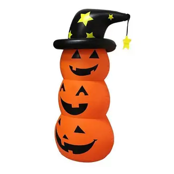 

Halloween Pumpkin Ghost Inflatable Tumbler Roly-Poly Toy Water Flooding Easy to Clean Strong Durable for Festival Decoration