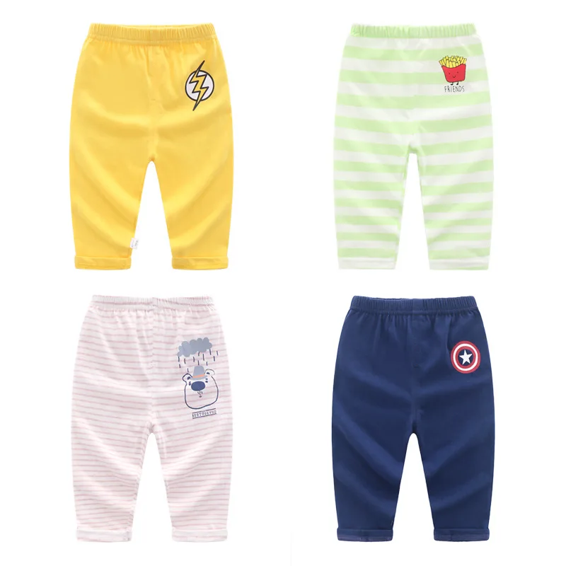 

2018 Spring Summer New Products CHILDREN'S Leggings Pure Cotton Sweat Absorbing Ultra-Thin Air-conditioned Room Unlined Trousers