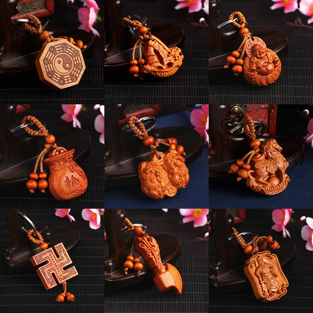 Персиковое Дерево Pixiu смеющаяся статуя Будды Гуаньинь аксессуары для автомобиля