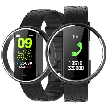 

Smart Watch Men Women Heart Rate Blood Pressure Monitoring IP67 Waterproof Transparent Dial Bluetooth Sports Man Fitness Watches