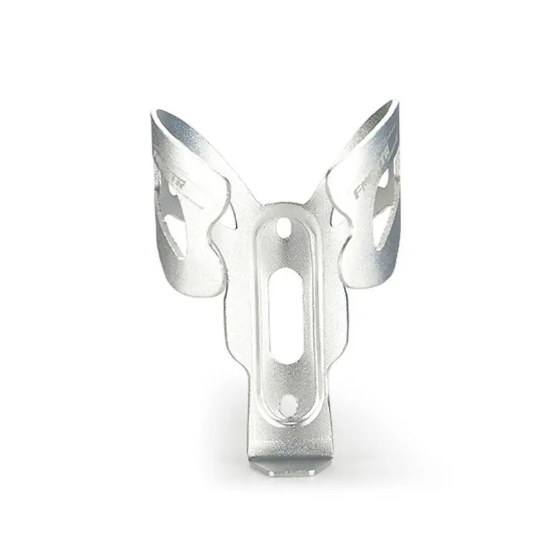 Silver Мода MTB дорожный велосипед бутылка для воды клетка легкий алюминиевый сплав держатель бутылок - Цвет: Silver