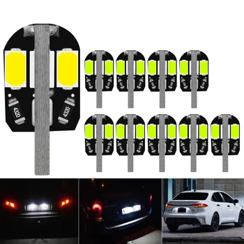 

10Pcs T10 T16 W5W High Power License Number Plate Light LED Bulbs For Mazda 3/5/6 CX-5 CX-7 Familia Premacy Mazda6 sports