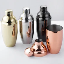 1 шт., модный шейкер для коктейлей, шейкер для мартини, Миксер для мартини из нержавеющей стали, встроенный фильтр, бармен, набор, барный инструмент