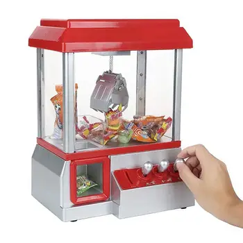 

Kids Claw Machine Music Candy Grabber Coin Operated Game Doll Mini Arcade Machine Vending Without Toys Gift For Children Kid Toy
