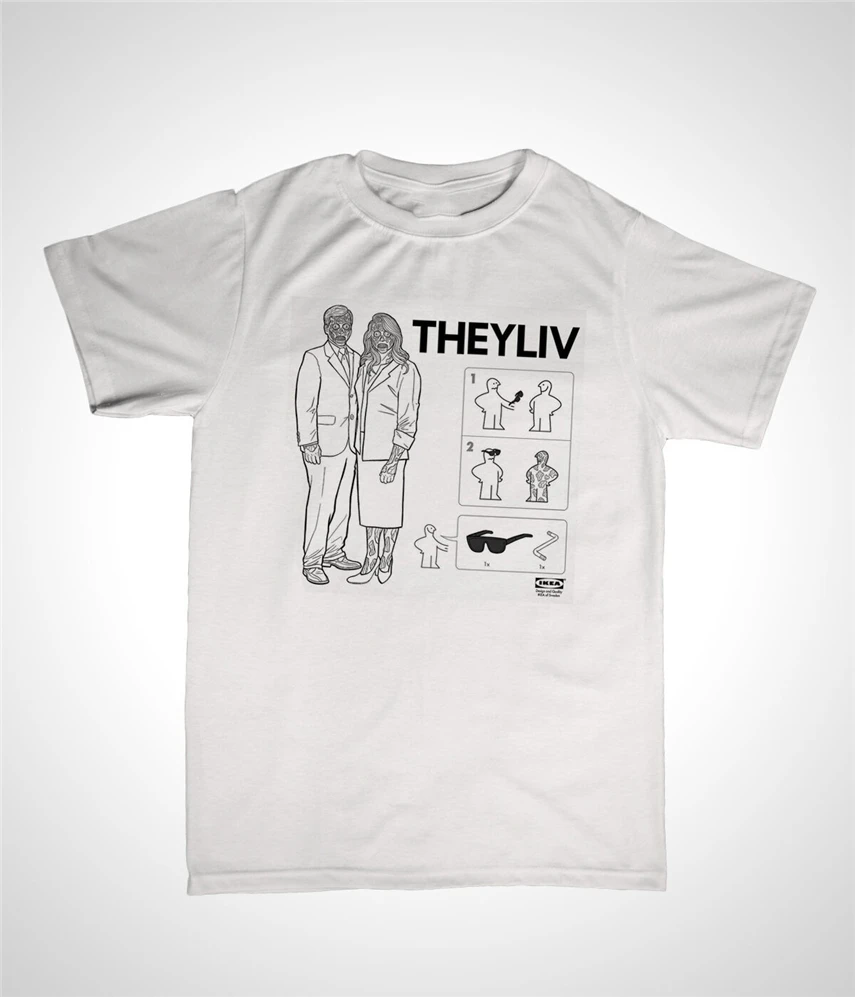 

They Live T-Shirt Vs Ikea Inspired Design New Trends Tee Shirt