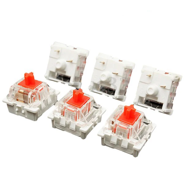 Red 10 шт. пластик для вишневого Красного 3 Pin MX RGB механический переключатель замена клавиатуры - Цвет: Red