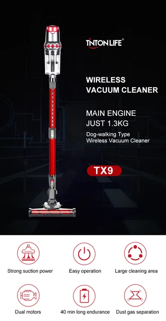 Vacuum Cleaners TINTON LIFE TX9 Portable 2 In 1 Handheld Wireless Cleaner  Cyclone Filter 11000Pa Strong Suction Dust Collector Aspirato From  Advancedd, $345.5