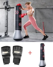 Sac de boxe gonflable, entraînement, soulagement de la pression, exercice à Base d'eau, poinçonnage, sac de sable debout, Fitness, construction du corps avec gants