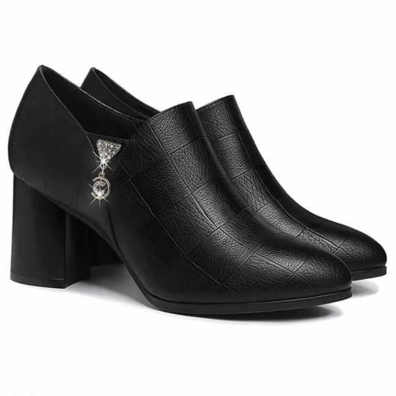 Новые женские свадебные туфли на высоком каблуке Стразы декоративной молнией