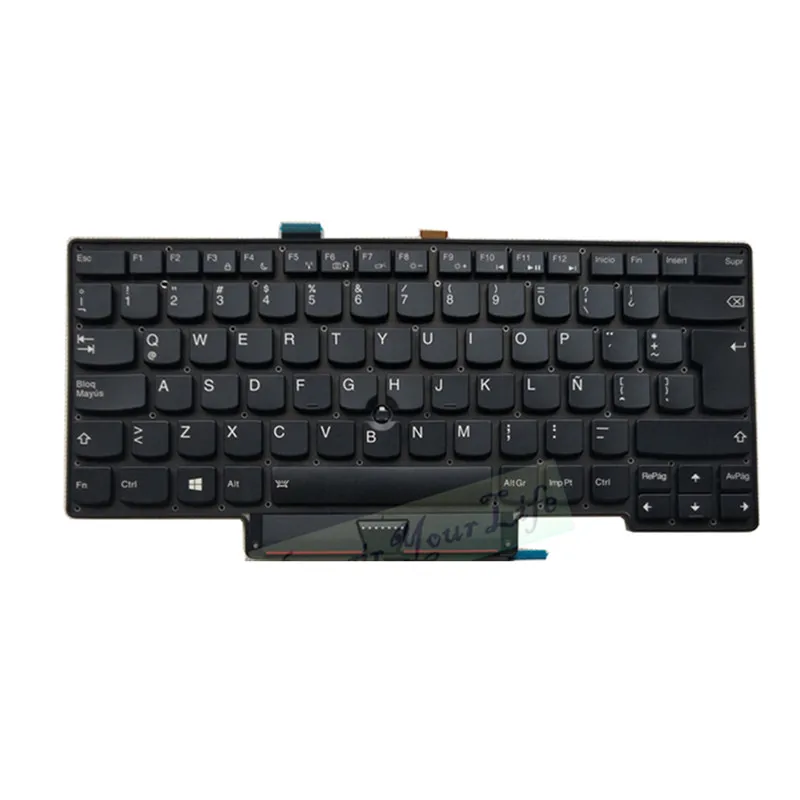 Клавиатура для ноутбука LA Latin для lenovo X1C-2013 SN20D70285 04Y2956 подсветка клавиш прайс-лист - Цвет: black