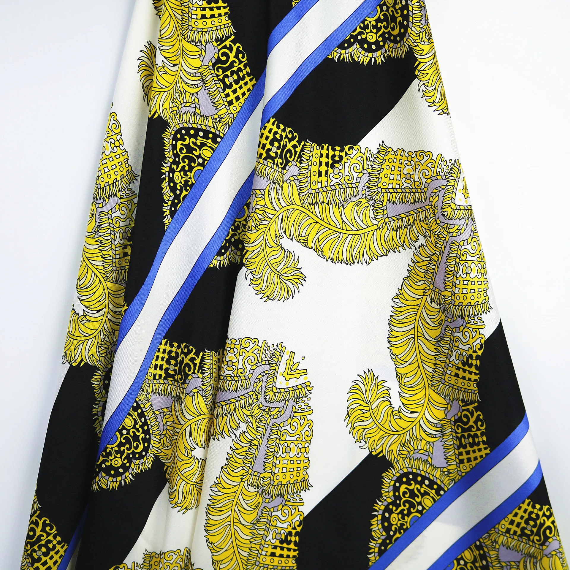 Тканая Классическая двухсторонняя саржа сатин набивная ткань весна и лето Женская ткань нижнее белье пижамы платье ткань