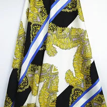 Тканая Классическая двухсторонняя саржа сатин набивная ткань весна и лето Женская ткань нижнее белье пижамы платье ткань