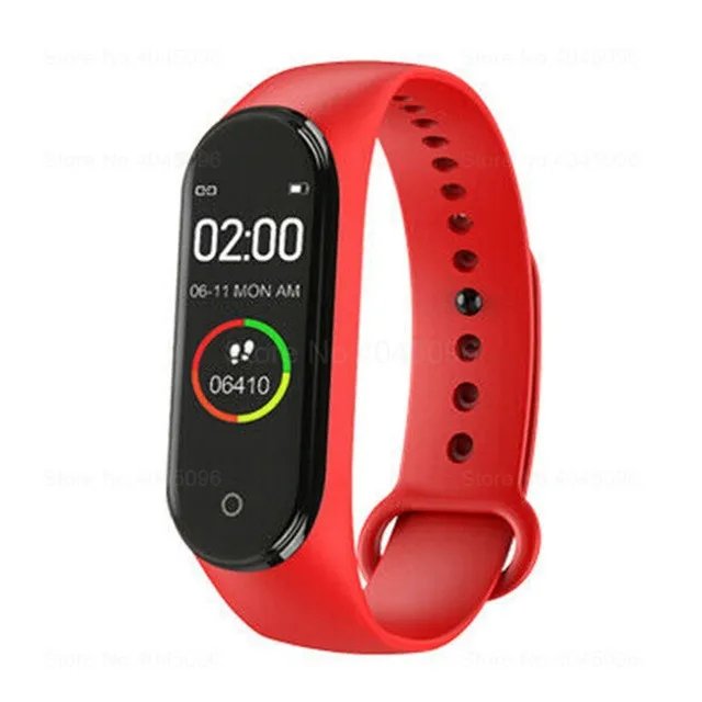 Orange Watch Смарт-браслет M4, водонепроницаемый фитнес-браслет, спортивный смарт-браслет, фитнес-трекер, пульсометр, кровяное давление, браслет M4, pulsera inteligente - Цвет: Orange Watch