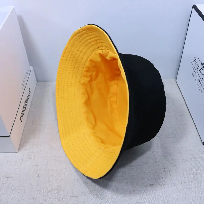 

Men's and women's cotton double-sided fisherman's hat