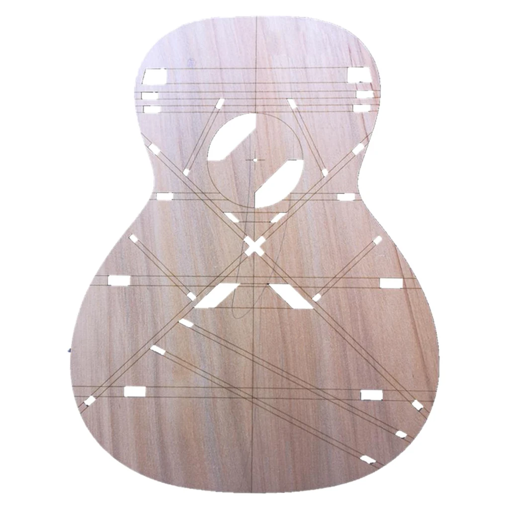 

36 inch L-00 Acoustic Guitar Layout Template for Folk Guitar Making Mold Shape Guitar Building
