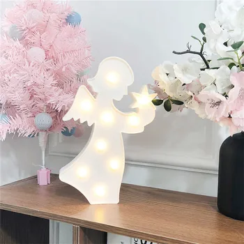 

Creative Angel Fairy LED Night Light Lamp Battery Powered Lights Home Decor lampka nocna #4S11