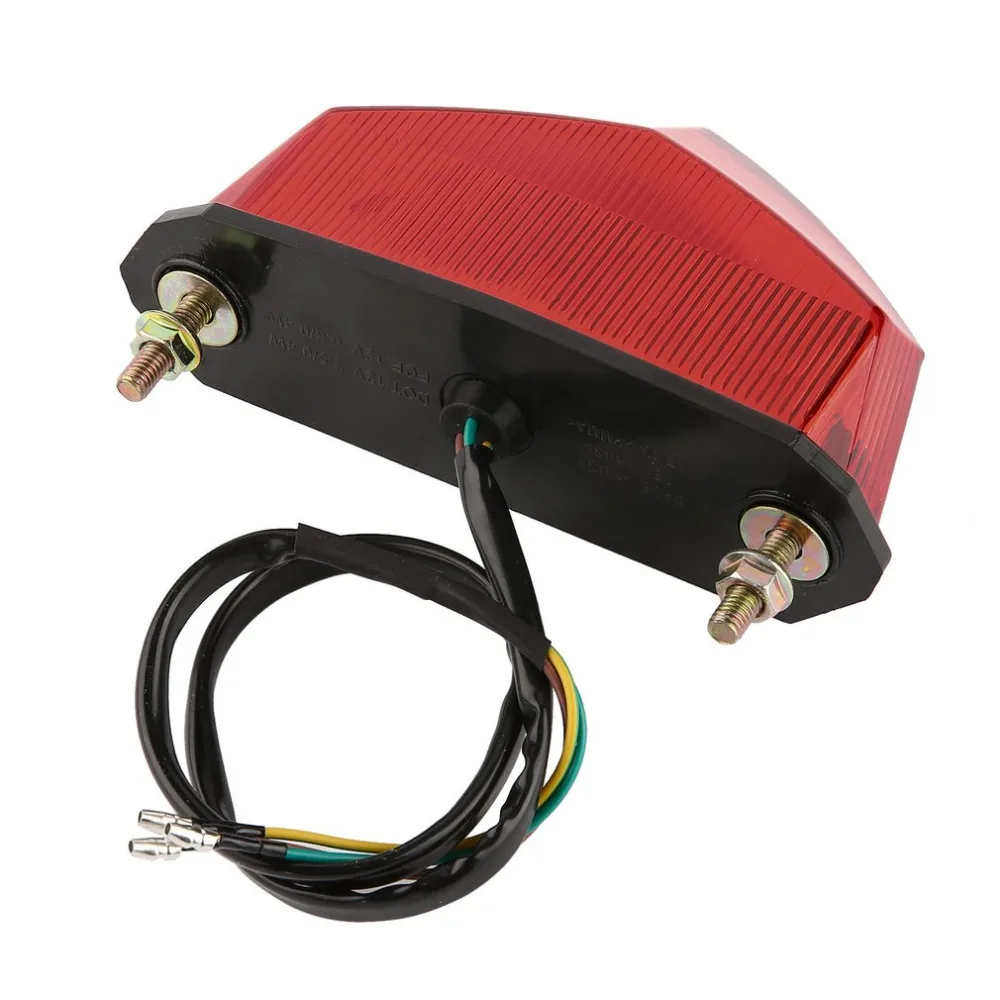 Universal 10LEDs Motorcycle LED Brake Stop Signal Tail Light Street Bike Rear Indicator Superbright Easy to Install Hot Selling