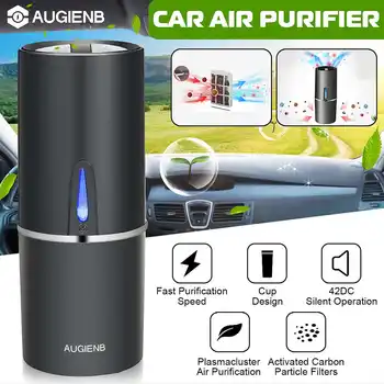 

USB Mini Air Purifier HEPA Vehicle Air Ionizer Car Air Purifier Electric Air Freshener Car Accessories Purifiers PM2.5,dust,odor