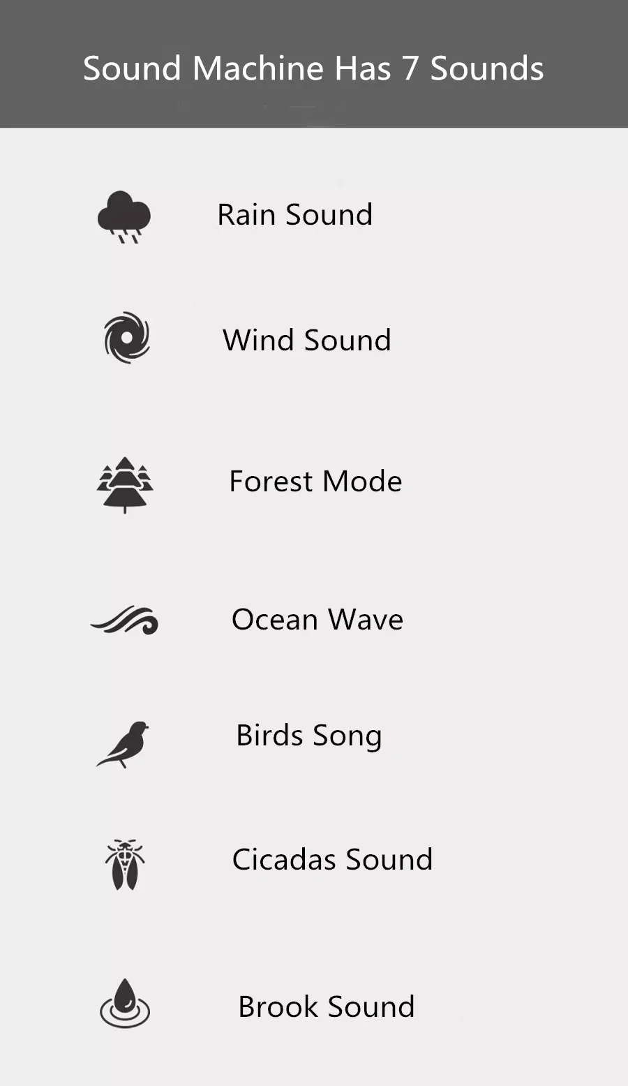 Xiaomi Mijia Qualitell Bluetooth Speaker Wireless Charger White Noise Speaker New BLT5.0 EPP 10W Fast Charging Sleep Speaker (6)