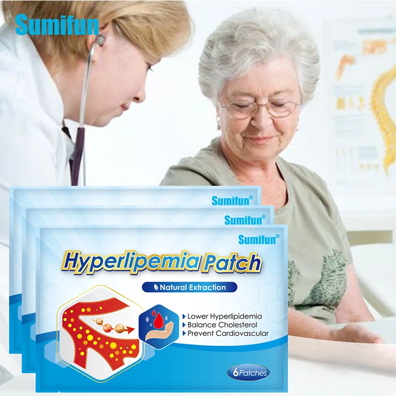 Sumifun анти гиперлипидемия патч 24 шт. китайские травы Управление гипертония