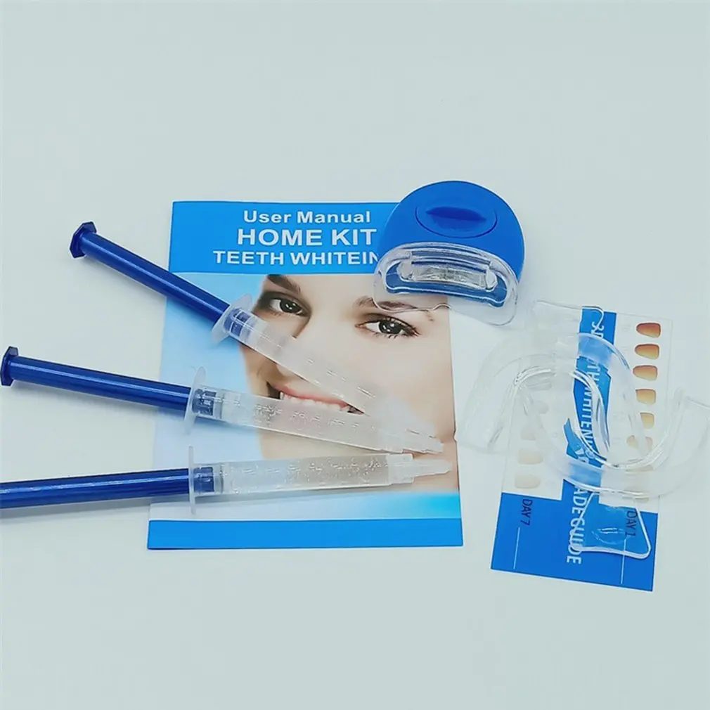 

Oral Care Hygiene Carbamide Peroxide Tooth Whitening Kit Teeth Whitener Bleaching Dental Gel Syringe Suit