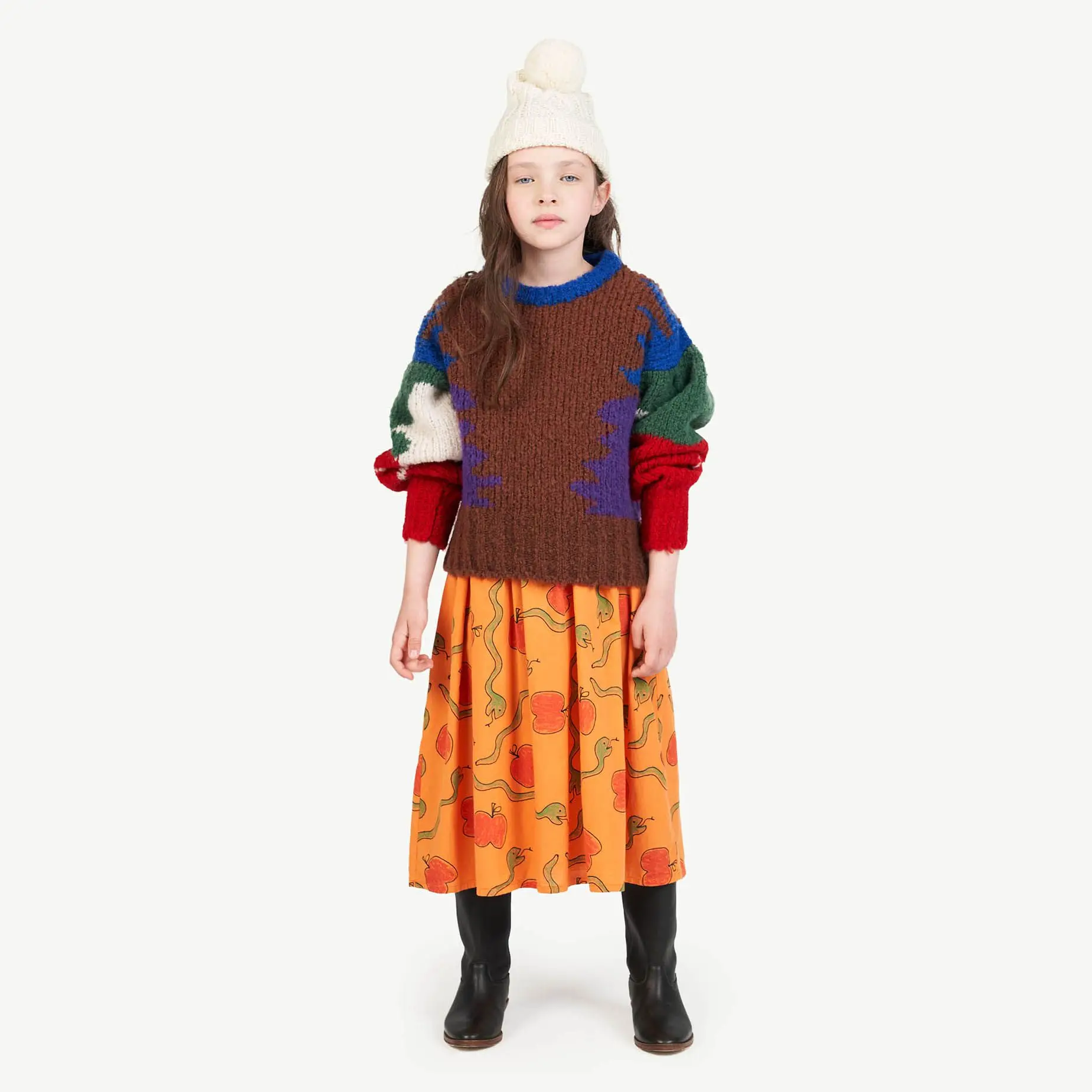 Kids Sweater Autumn Winter StRafina Boys Girls Knitted Sweater Cardigan Baby Woolen Top Sweater Outerwear Children Clothes