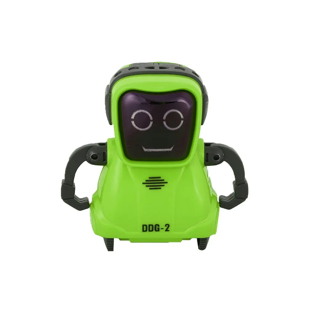 DDG-3 умный робот с дистанционным управлением, Мини карманный диктофон с радиоуправляемым роботом, вращающийся на 360 градусов, радиоуправляемые игрушки для детей, подарки