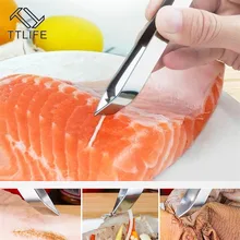 TTLIFE нержавеющая сталь щипцы для удаления рыбных костей для удаления клещей щипцы для костей палочки щипцы для морепродуктов ремесла скребок для рыбы Кухонные гаджеты