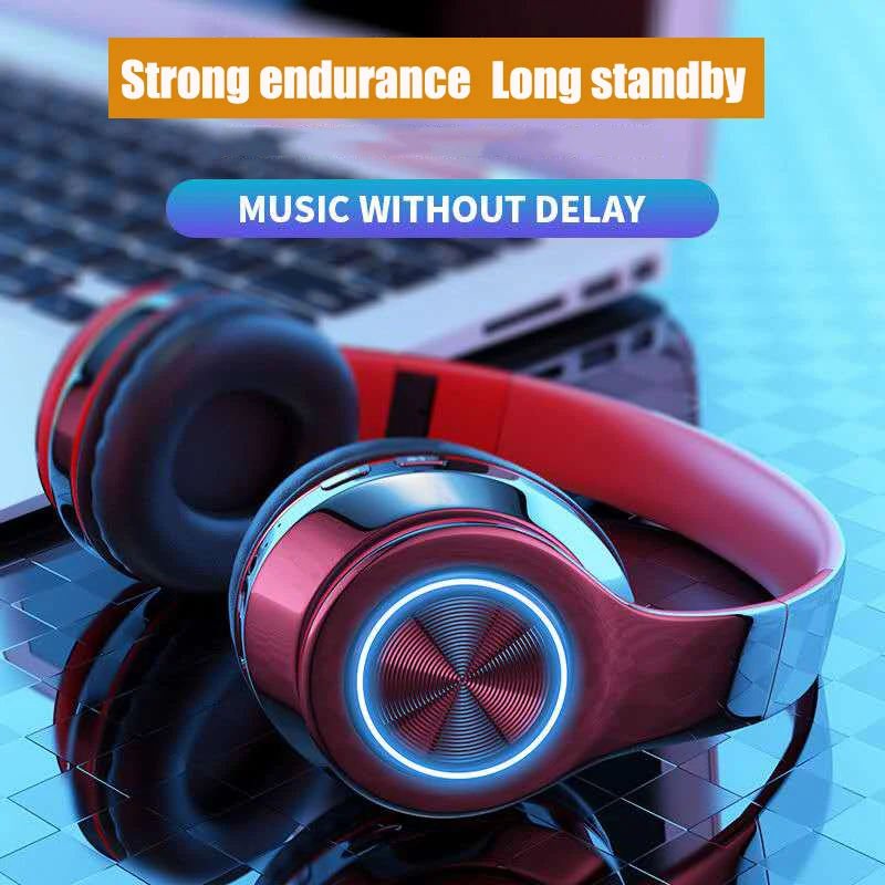 Dragon totem audiophile heavy bass headset Bluetooth headset B39 automatically connects smooth sound quality flash sport headset