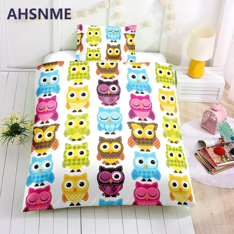 Специальное предложение AHSNME! Комплект постельного белья с мультяшным рисунком