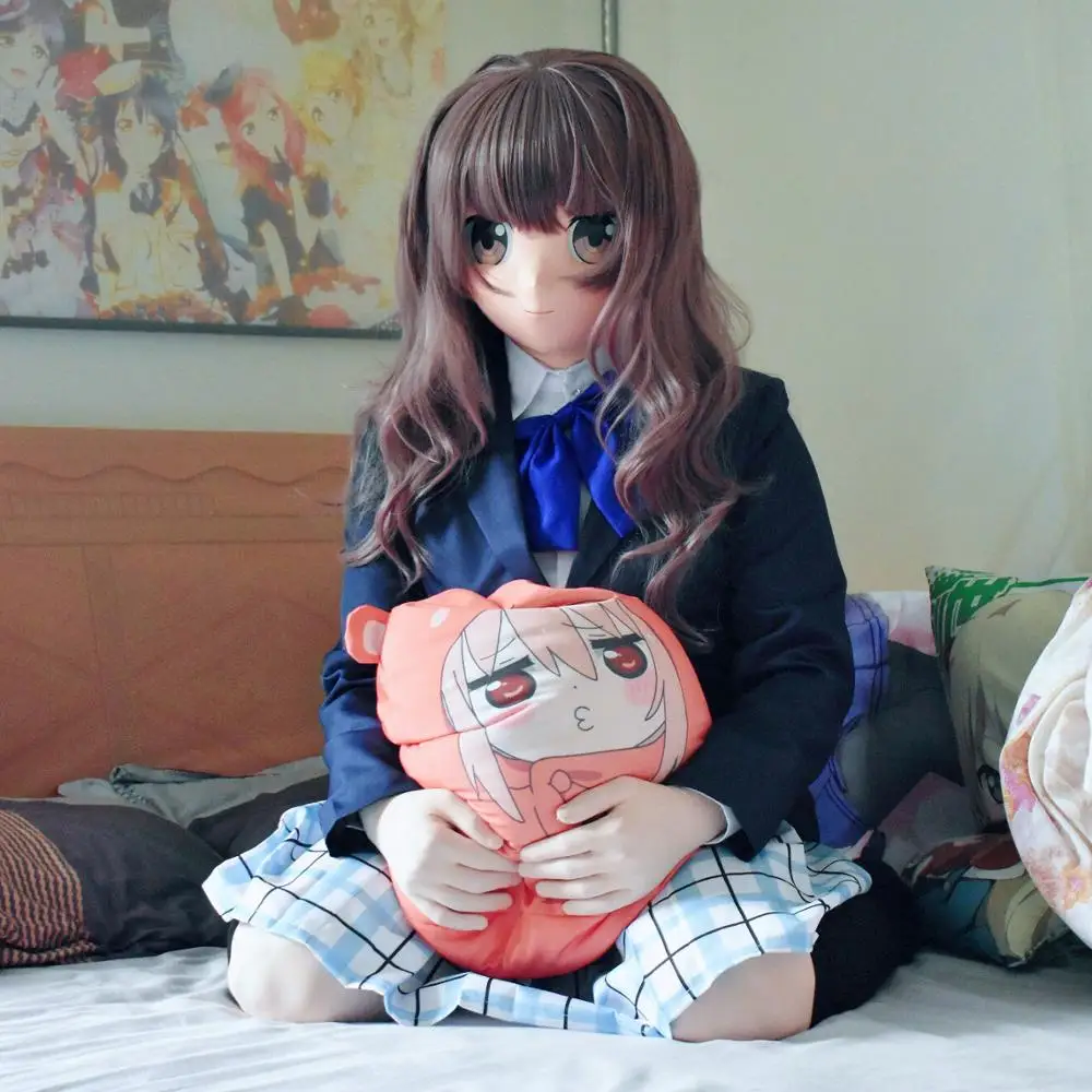 (KGM 21) Crossdressing BJD Doll A Silent Voice Comic маска Реалистичная Silica Nishimiya Shouko Cosplay Kigurumi Crossdresser |