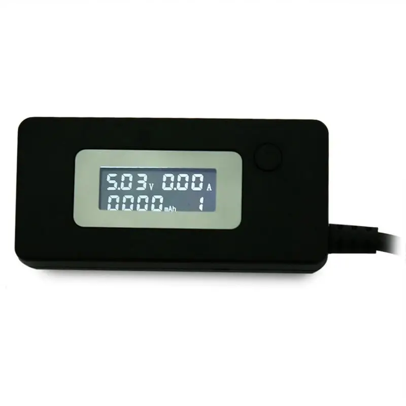 ЖК-детектор USB Вольтметр Амперметр зарядное устройство Емкость тестер метр Напряжение Ток зарядное устройство QC2.0 3-15 в