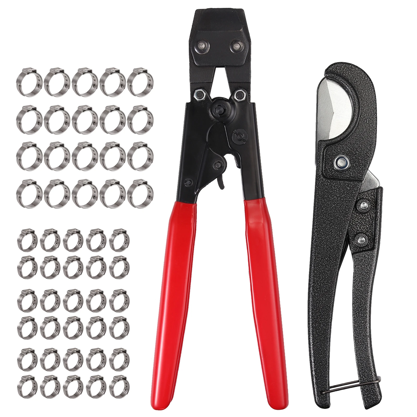 PROSTER для нержавеющей стали PEX Cinch инструмент ушной шланг 1/"+ 3/4" зажимы обжимной для 3/"-1"