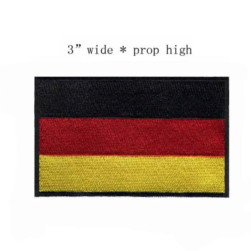 Germany Embroidery Flag Patch 3" Wide /kids Iron On Patchesflag patch