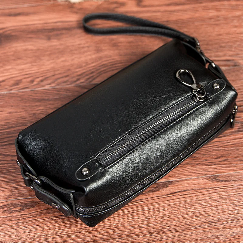 

Business trend male business large capacity casual clutch