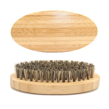 

Natural Boar Bristle Beard Brush For Men Bamboo Face Massage That Works Wonders To Comb Beards and Mustache Drop shipping