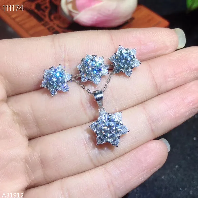 KJJEAXCMY Boutique ювелирное изделие из стерлингового серебра 925 пробы с бриллиантом