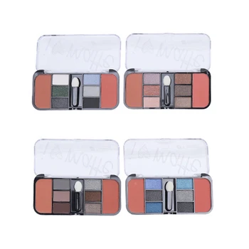 

FaRRES 4PCS Shimmer Nature Eyeshadow Palette Not Easy to Fly Powder Long-Lasting 8-Color Eye Shadow