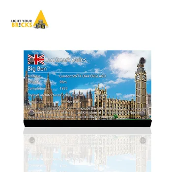 

The display stand for lego Big Ben 10253 custom acrylic Licence brand