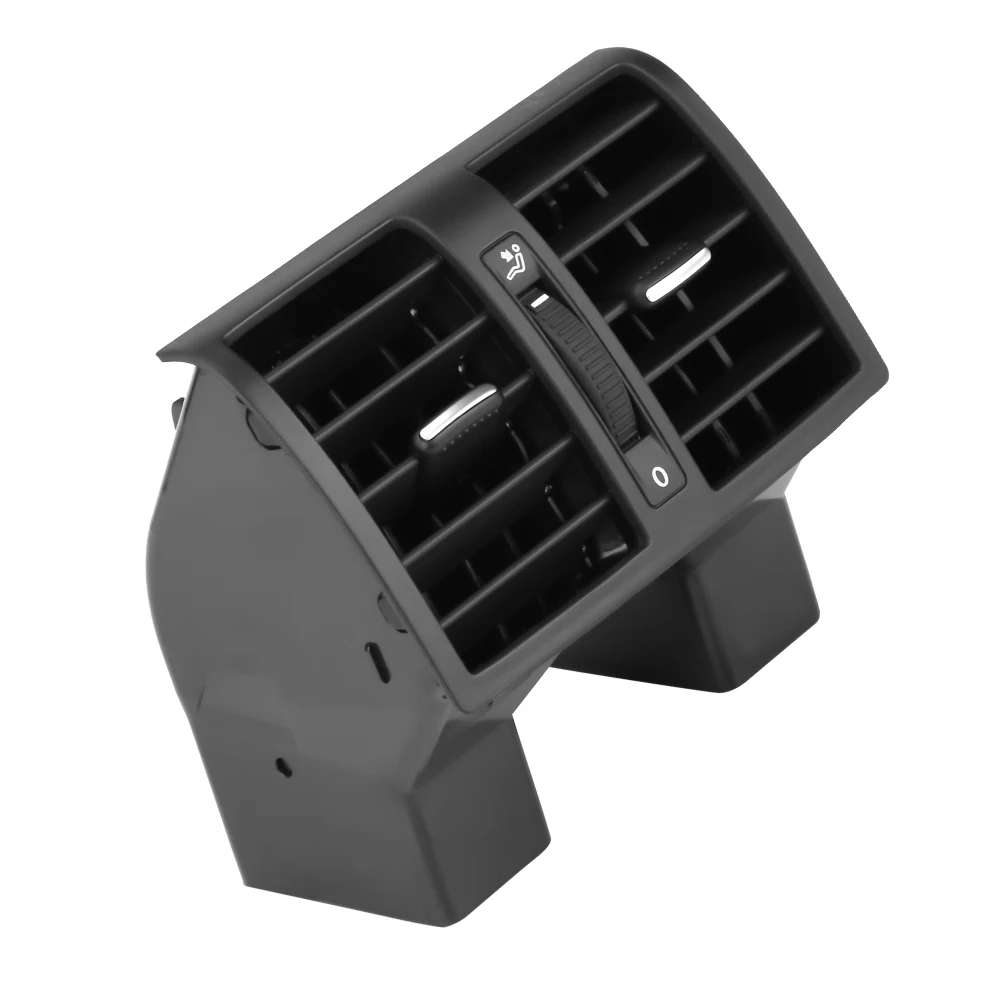 Черный центральной консоли сзади AC кондиционер Выход Vent 1TD819203A 1T0819203B для touran Caddy 04-15 2004 2008 2010 2012