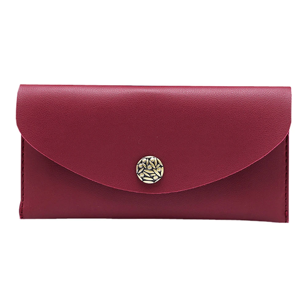 High Capacity Leather Men Wallet Women Long Purse Male Slim Female Credit Card Holder Thin Mobile Phone Bag Clutch Ladies 816