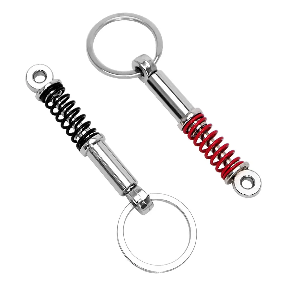 

LEEPEE Keyholder Metal Key Chain Shock Absorber Car Ornaments Auto Tuning Parts Keyring Keychain For Men Turbine Damper