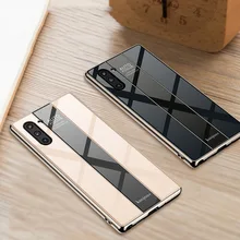Cases for Samsung Galaxy Note 10 Note 10 Plus 5G Case Plexiglass Shockproof Soft Bumper Cover for Samsung Note10 10 Plus Funda