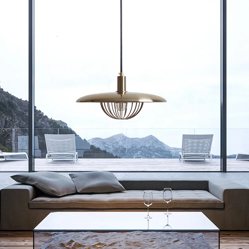 

14 E Polishing Plating Special Color Lamp Led Lighting Restaurant Cafe Decorate Pendant Chandeliers Kitchen Chandelier