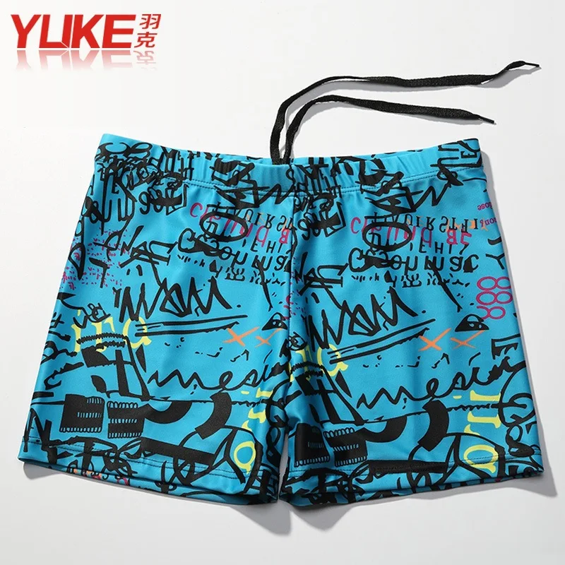 

Yuke MEN'S Swimming Trunks Boxer Men Loose And Plus-sized Bubble Hot Spring Swimming Trunks Men's Bathing Suit