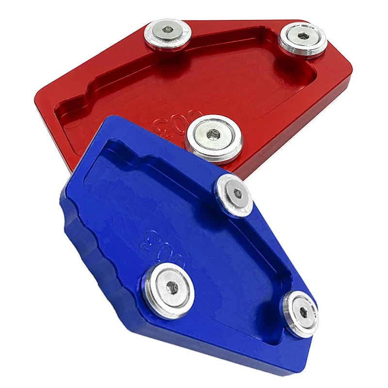 CNC Kickstand Foot Side Stand Extension Pad Support Plate For DUCATI Multistrada 1200 S Monster 795 796 821 1200 1200S  (19)