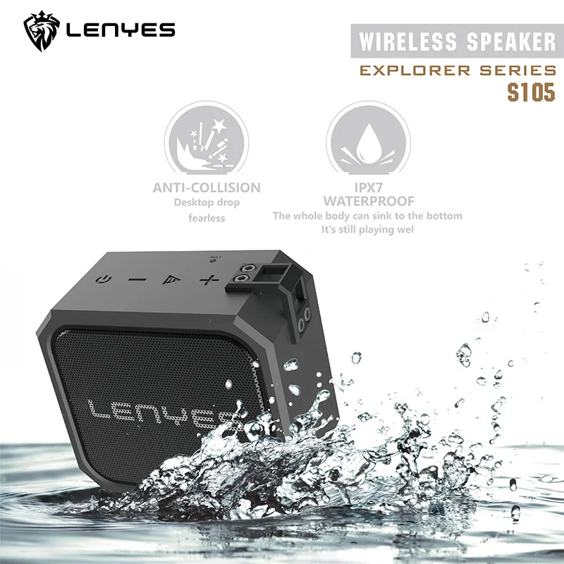 

Portable Bluetooth Speaker Wireless Bass Column Waterproof Outdoor Hifi Speaker Support TF Subwoofer Stereo Loudspeaker