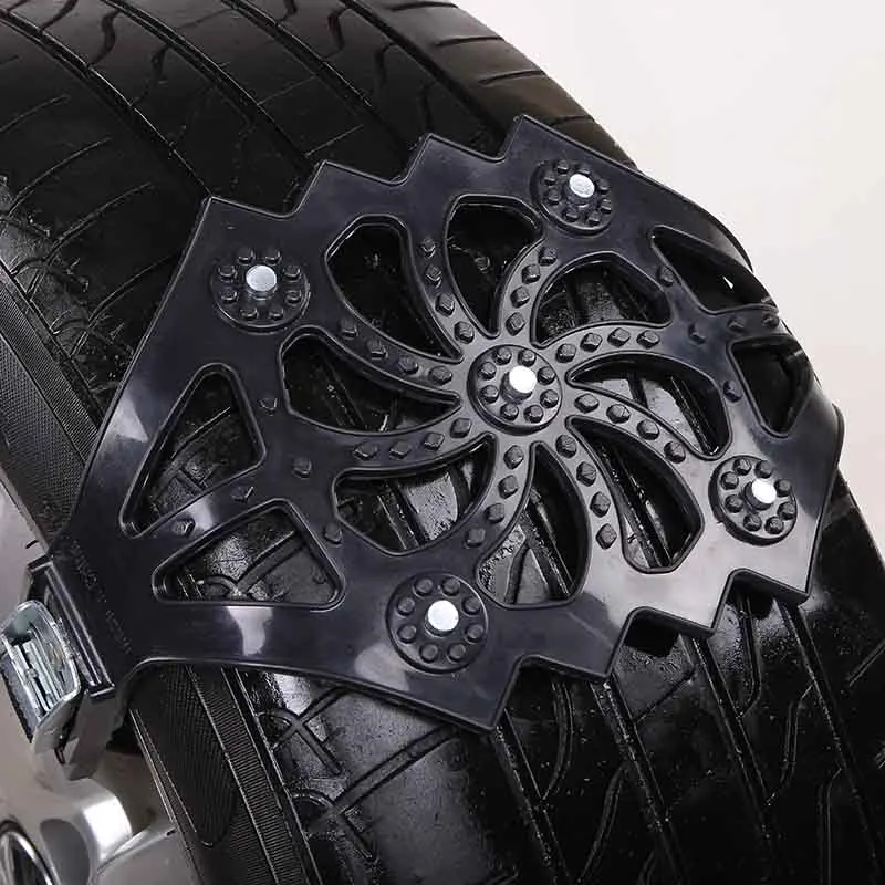 1 шт. автомобильные противоскользящие термополиуретановые цепи с двойной