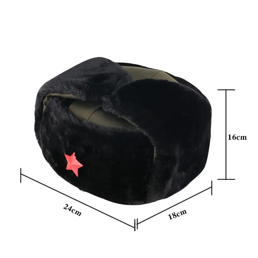 Русская зимняя меховая женская шапочки с косами Pentagram Ushanka Pilot шапочка кролика Мужская норковая сомбрерос Trapper шапка лэй Фэна с ушками