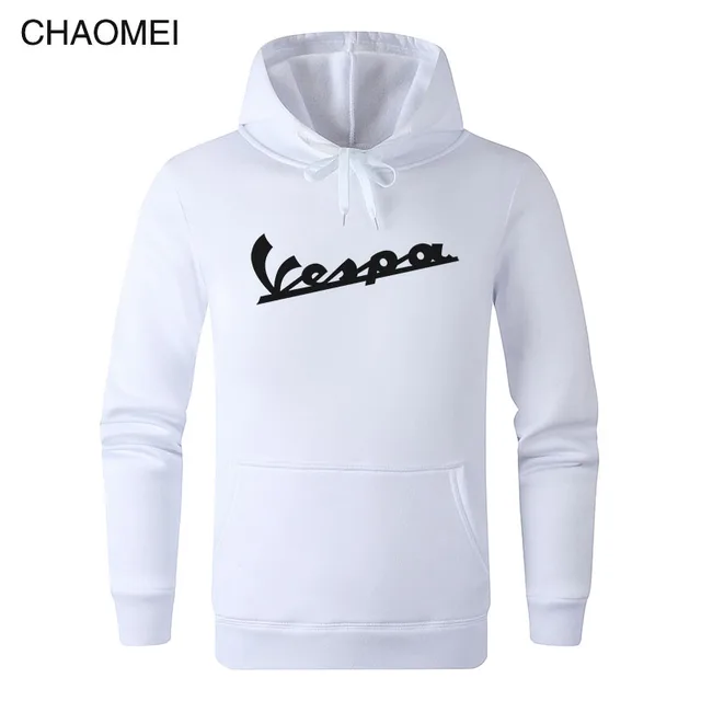 2019 Spring New Men Hooded Clothing 100% Cotton Vespa Hoodies Sweatshirts Motorcycle Casual Winter Jackets Pullover C108 2